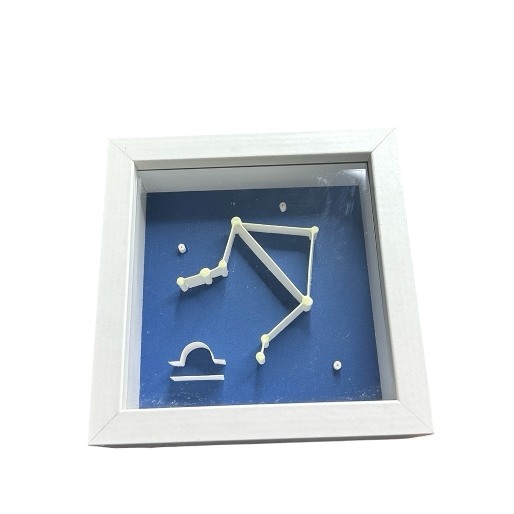 Glow In The Dark Libra Constellation Wall Decor (Like New - Great Condition) ⚖️